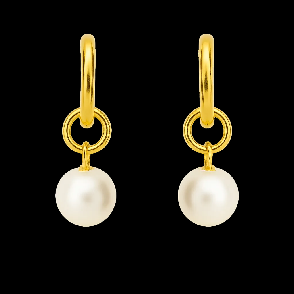Pearly pop hoops