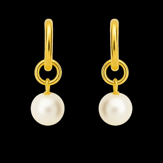 Pearly pop hoops